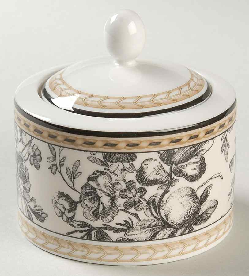 Provence Noir Sugar Bowl & Lid by Royal Doulton-1