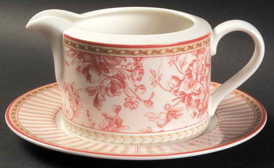Provence Rouge Gravy Boat & Underplate by Royal Doulton-1
