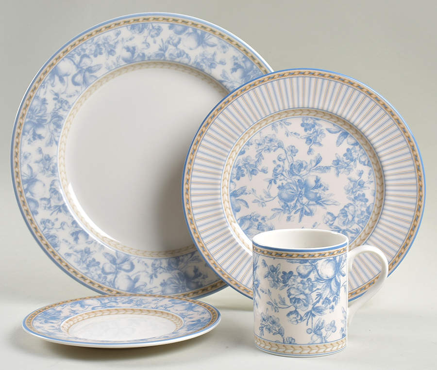 Provence Bleu 4 Piece Place Setting by Royal Doulton-1
