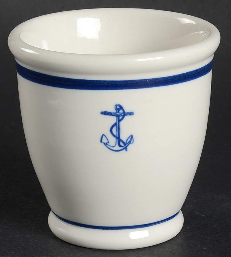 U S Navy Mess China Wardroom Officers Single Egg Cup by Royal Jackson-1