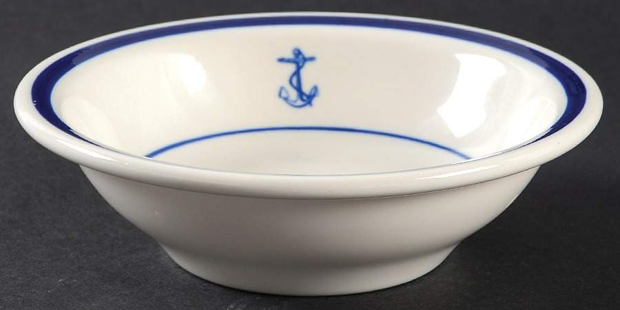 U S Navy Mess China Wardroom Officers Fruit/Dessert (Sauce) Bowl by Royal Jackson-1