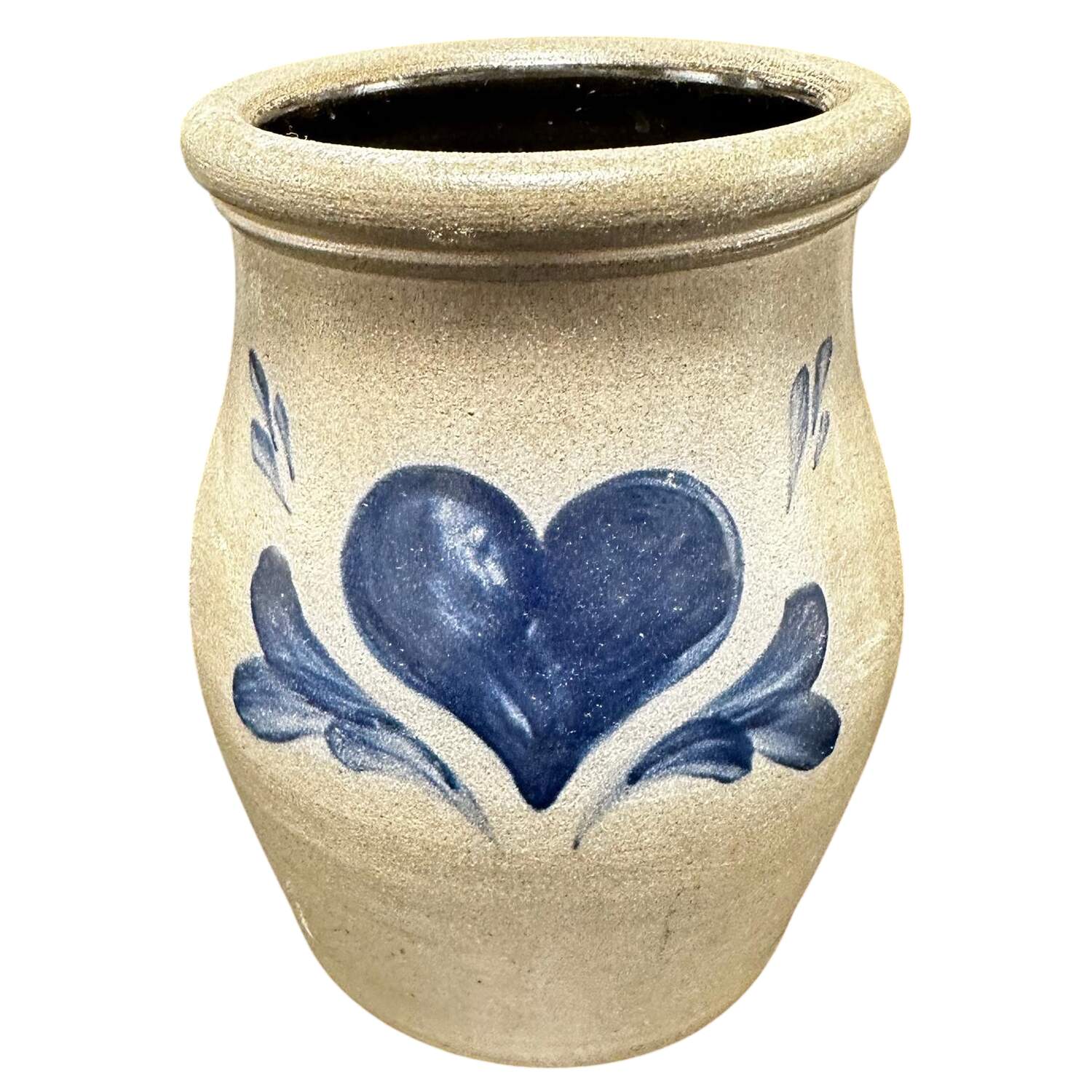 Heart Utensil Holder by Rowe Pottery-1