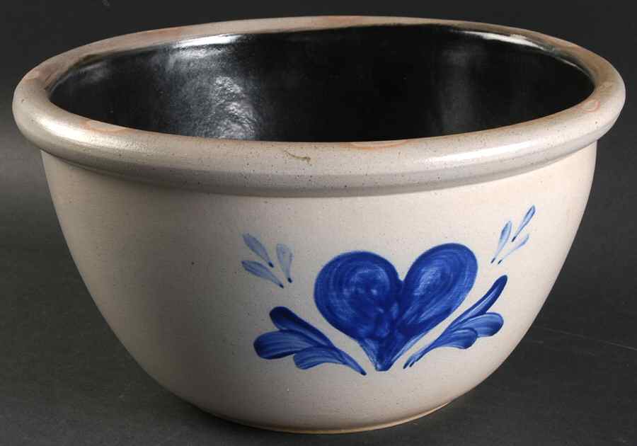 Heart 10" Mixing Bowl by Rowe Pottery-1