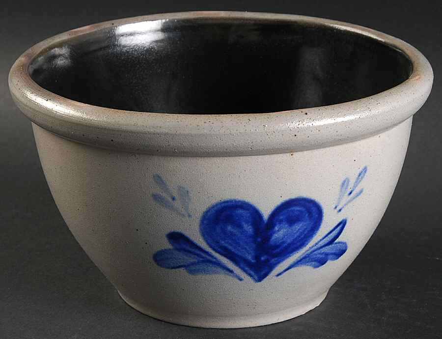 Heart 7" Mixing Bowl by Rowe Pottery-1