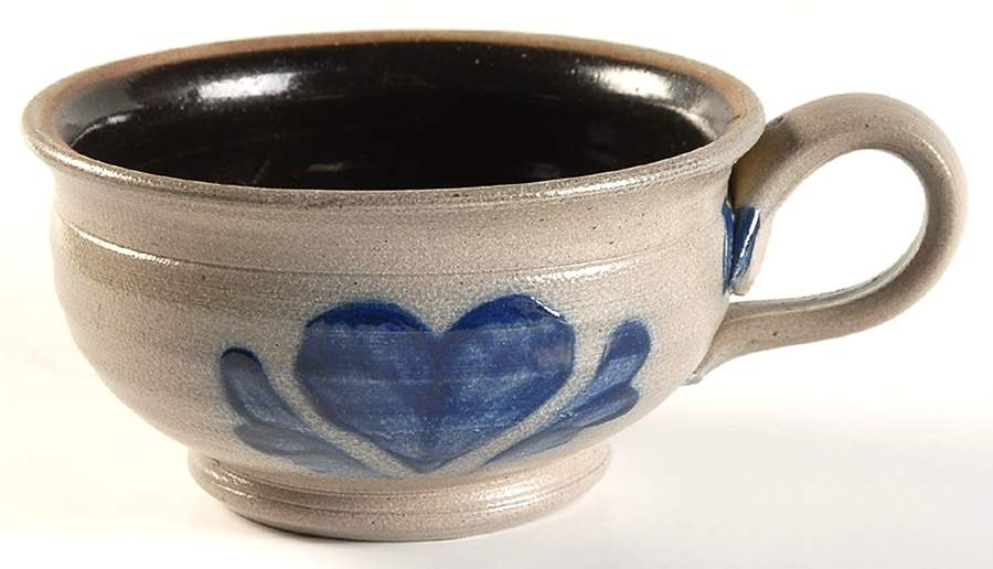 Heart Soup Mug by Rowe Pottery-1