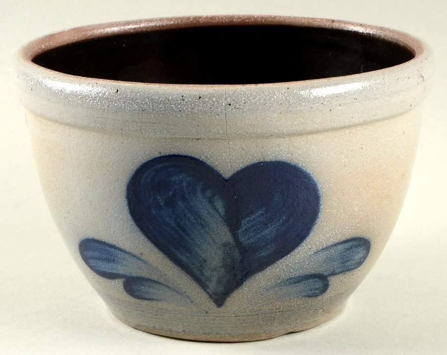 Heart 5" Mixing Bowl by Rowe Pottery-1