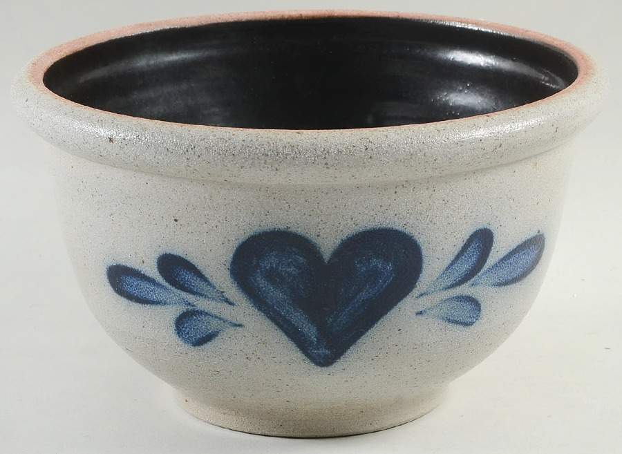 Heart 8" Nesting Bowl by Rowe Pottery-1