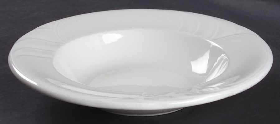 Silhouette (Hotelware) Large Rim Soup Bowl by Royal Doulton-1