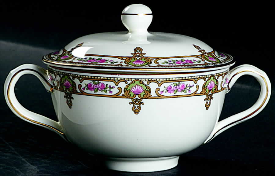 3845 Sugar Bowl & Lid by Royal Cauldon-1