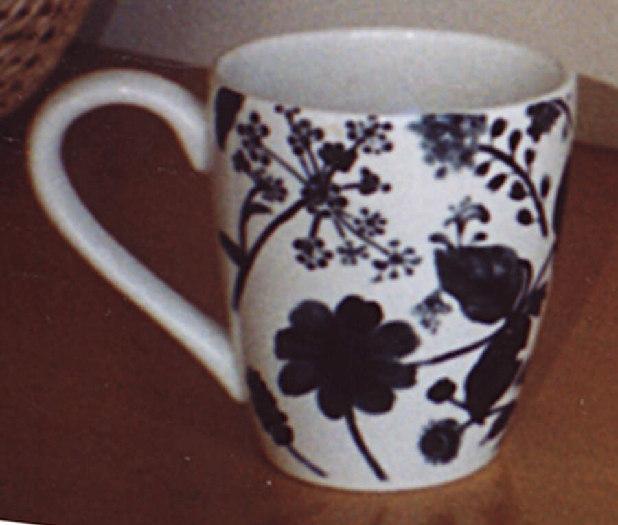 Hedgerow Black (Earthenware, Wildflowers) Mug by Royal Stafford-1