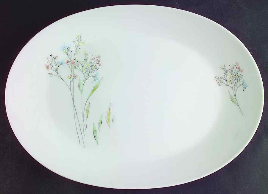 R1090 13" Oval Serving Platter by Rosenthal - Continental-1