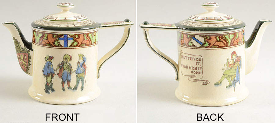 New Cavaliers Teapot & Lid by Royal Doulton-1