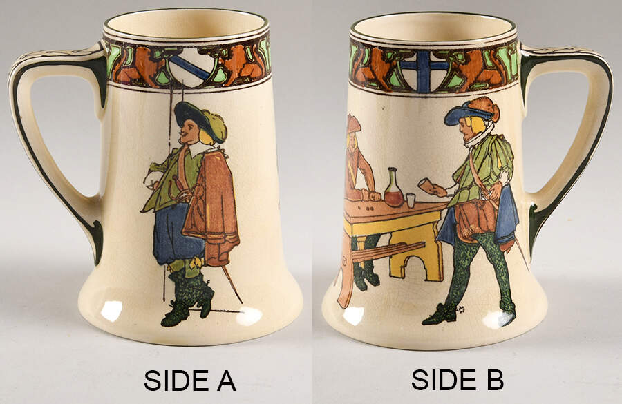 New Cavaliers Beer Stein by Royal Doulton-1