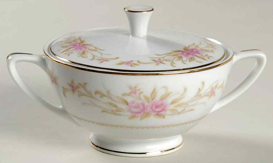 Dubois Sugar Bowl & Lid by Rose (Japan)-1