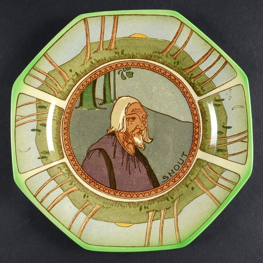 Midsummer Nights Dream Octagonal Luncheon Plate by Royal Doulton-1