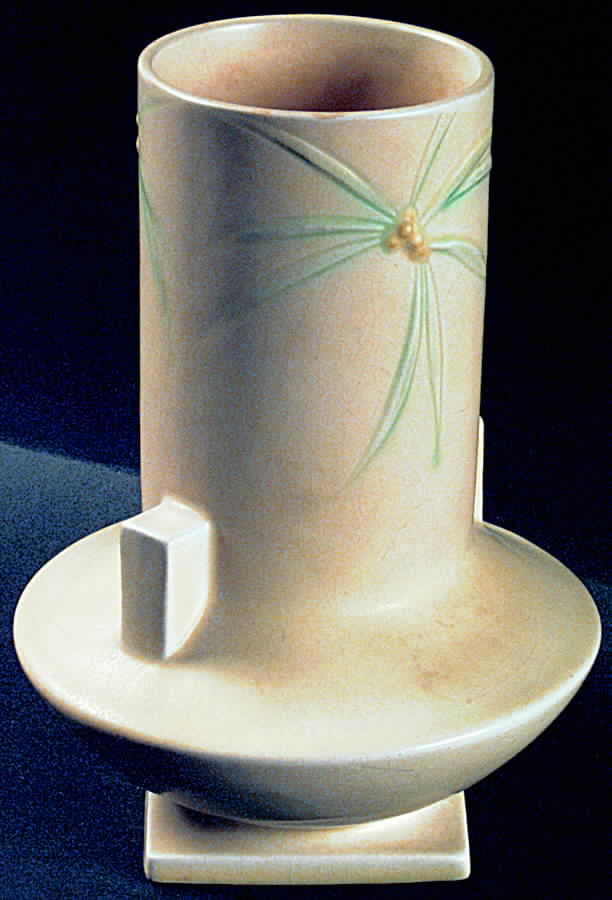 Dawn Yellow 8" Vase by Roseville-1