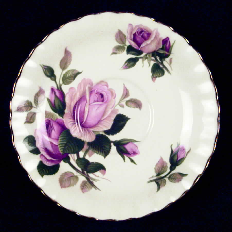 English Beauty (Montrose) Saucer by Royal Albert-1