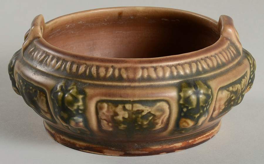 Florentine Brown 4" Round Bowl by Roseville-1
