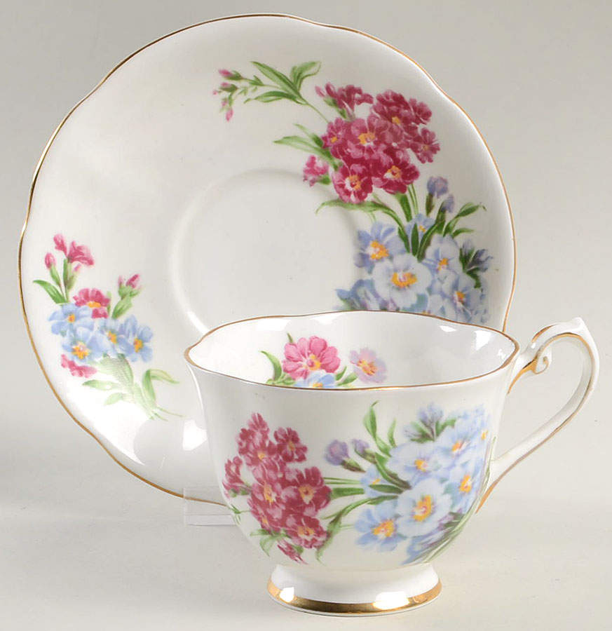 Princess Louise Footed Cup & Saucer Set by Royal Standard-1