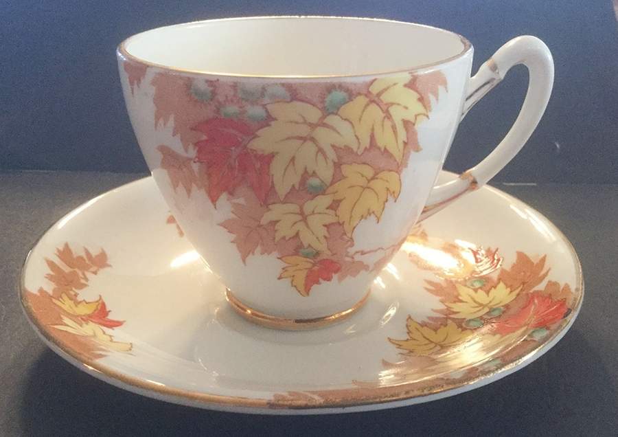 7304 Footed Cup & Saucer Set by Royal Stafford-1