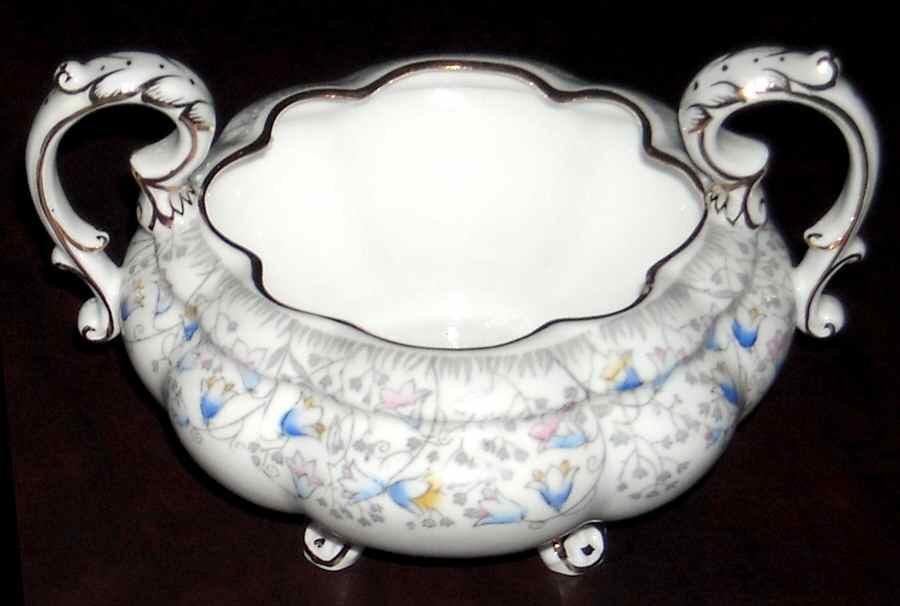 Bluebell Time Sugar Bowl No Lid by Royal Stafford-1