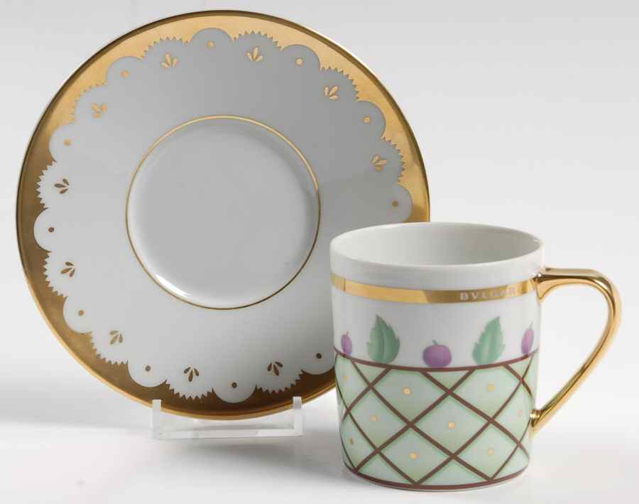 Dolci Deco Cassata Flat Cup & Saucer Set by Rosenthal - Continental-1