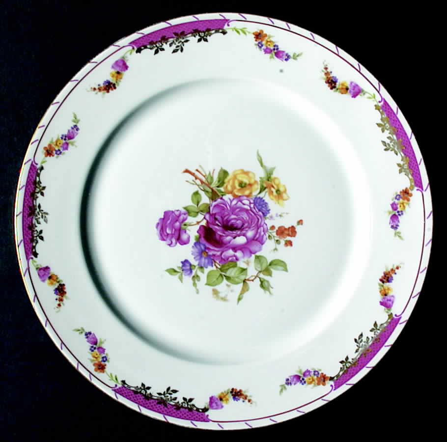 King's Rose Dinner Plate by Rosenthal - Continental-1