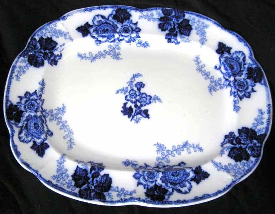 Messina 18" Oval Serving Platter by Royal Cauldon-1