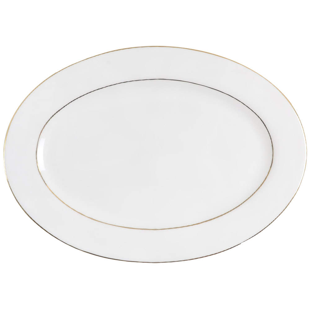 Signature Gold 10" Oval Serving Platter by Royal Doulton-1