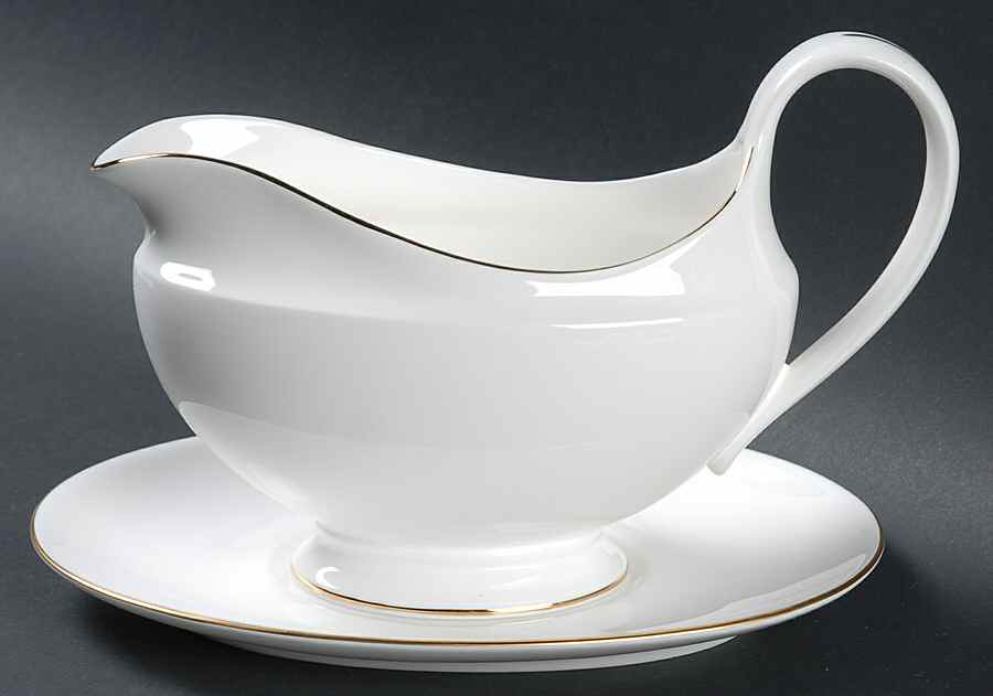 Signature Gold Gravy Boat & Underplate by Royal Doulton-1
