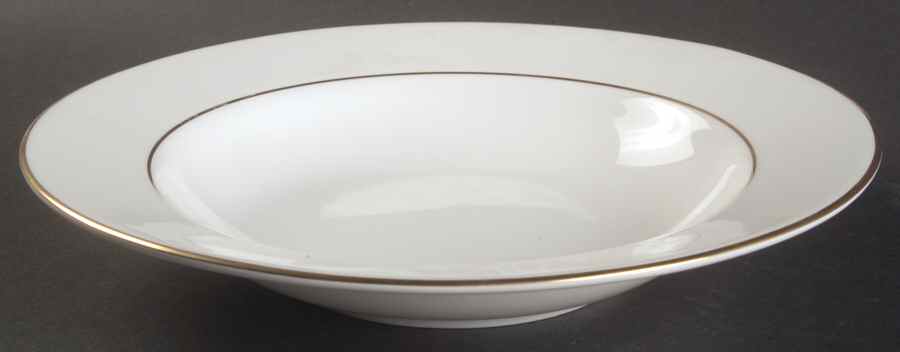 Signature Gold Large Rim Soup Bowl by Royal Doulton-1