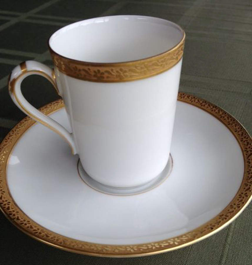 RSC40 Flat Demitasse Cup & Saucer Set by Royal Schwarzburg-1