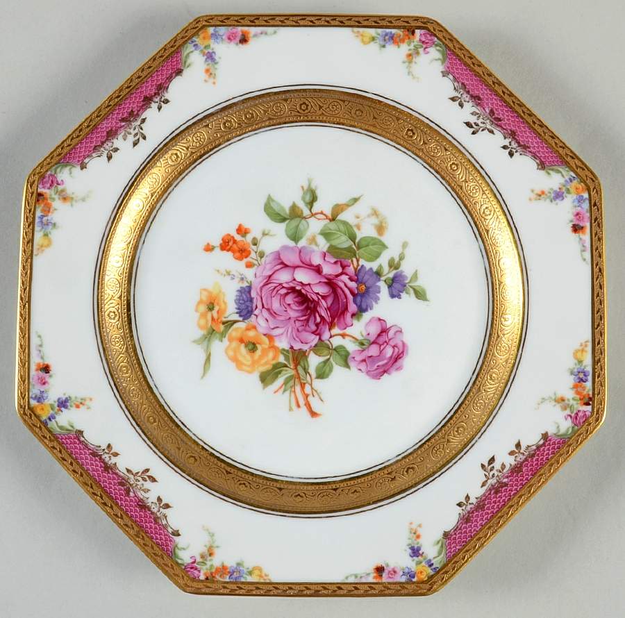 Queen's Rose Luncheon Plate by Rosenthal - Continental-1