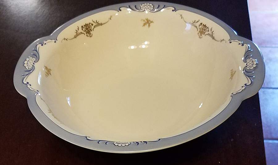 ROT189 9" Oval Vegetable Bowl by Royal Tettau-1