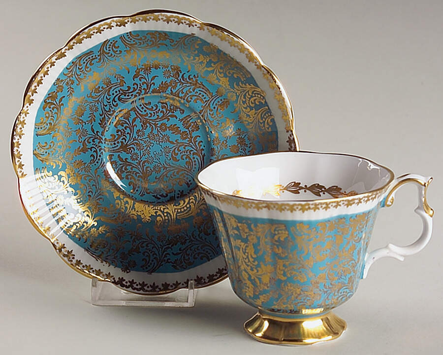 Buckingham Series Footed Cup & Saucer Set by Royal Albert-1