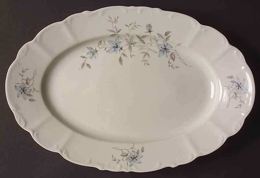 RBO6 14" Oval Serving Platter by Royal Bohemian-1