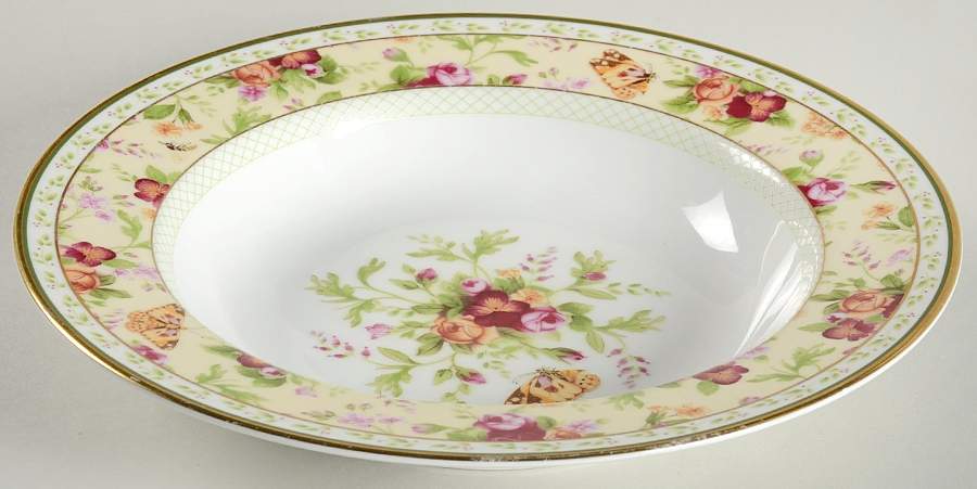 Seasons of Colour (Spring Garden) Large Rim Soup Bowl by Royal Albert-1