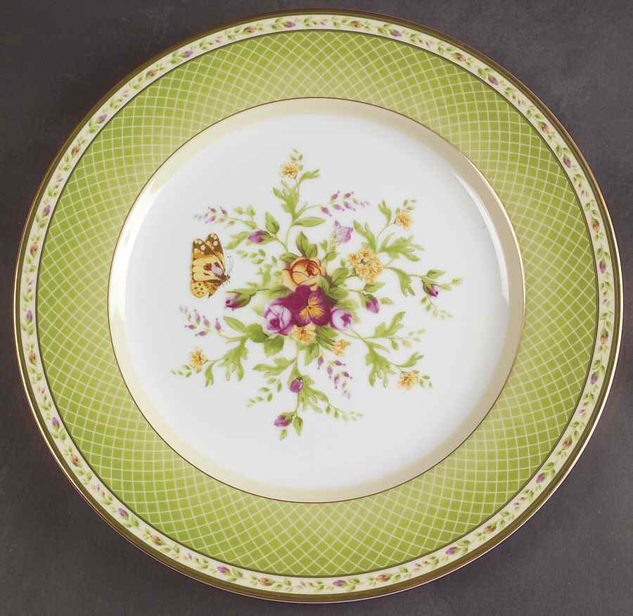 Seasons of Colour Spring Trellis Dinner Plate by Royal Albert-1