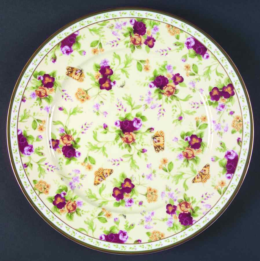 Seasons of Colour (Spring Chintz) 12" Chop Plate (Round Platter) by Royal Albert-1