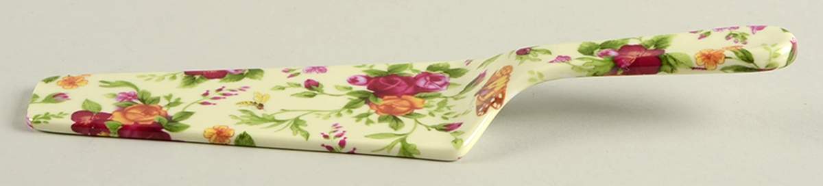 Seasons of Colour (Spring Chintz) Solid Ceramic Pie/Cake Server by Royal Albert-1