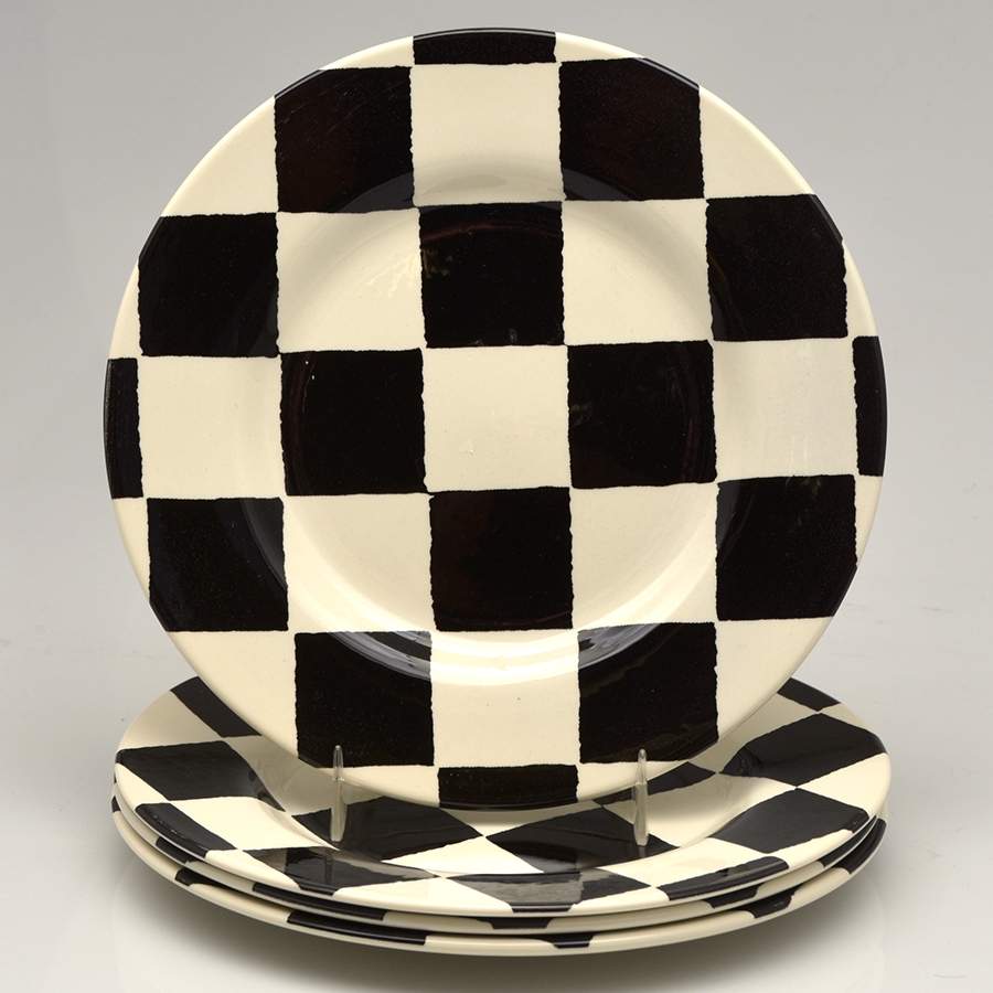 Chequers Salad Plate - Set of 4 by Royal Stafford-1