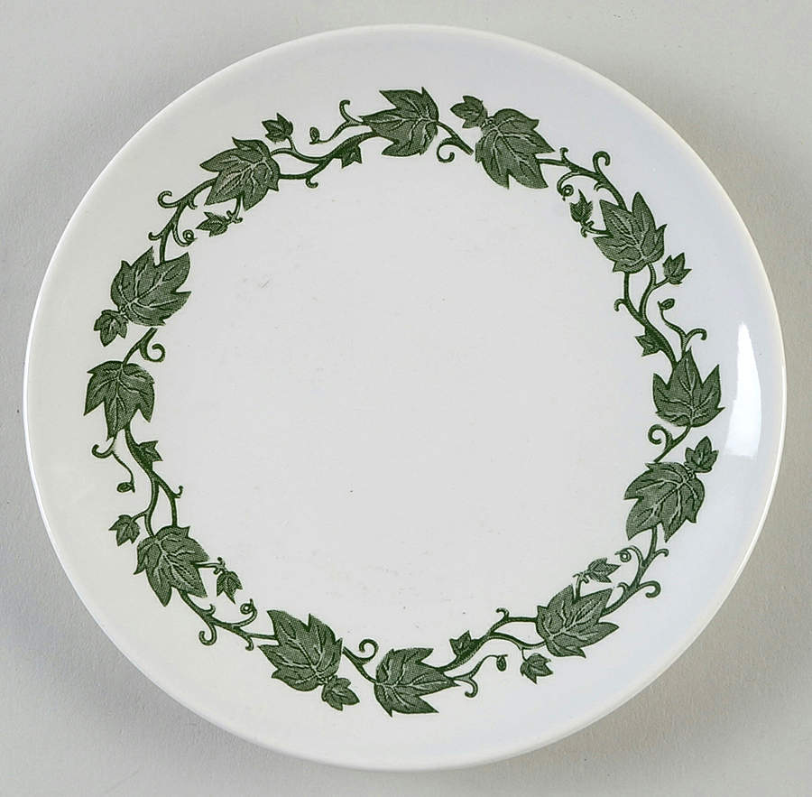 English Ivy (Coupe) Bread & Butter Plate by Royal (USA)-1