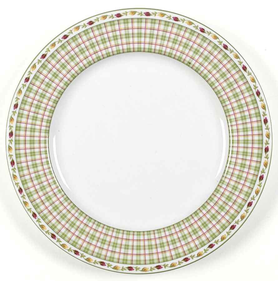 Old Country Roses Casual Plaid Dinner Plate by Royal Albert-1