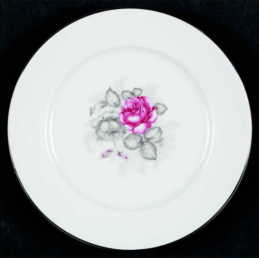 Gray Dawn Platinum (No Gray Band) Bread & Butter Plate by Rosenthal - Continental-1