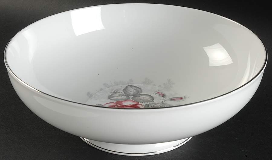 Gray Dawn Platinum (No Gray Band) 9" Round Vegetable Bowl by Rosenthal - Continental-1