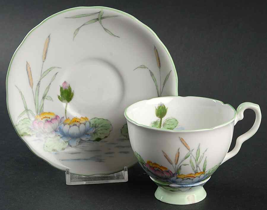 7069 Footed Cup & Saucer Set by Royal Stafford-1