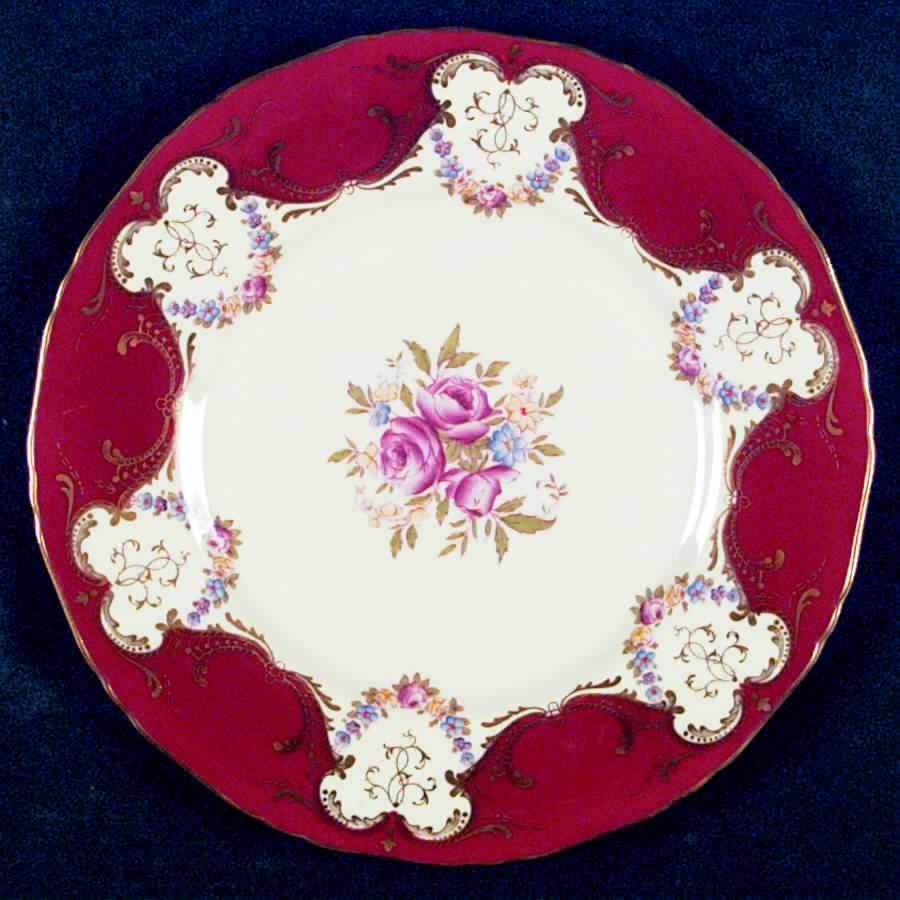 Z2011 (Red) Dinner Plate by Royal Worcester-1