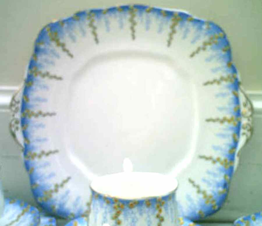 April Showers Handled Cake Plate by Royal Albert-1