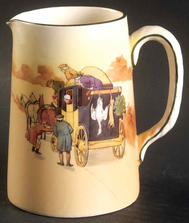 Coaching Days (Smooth, Earthenware) 12 Oz Jug by Royal Doulton-1