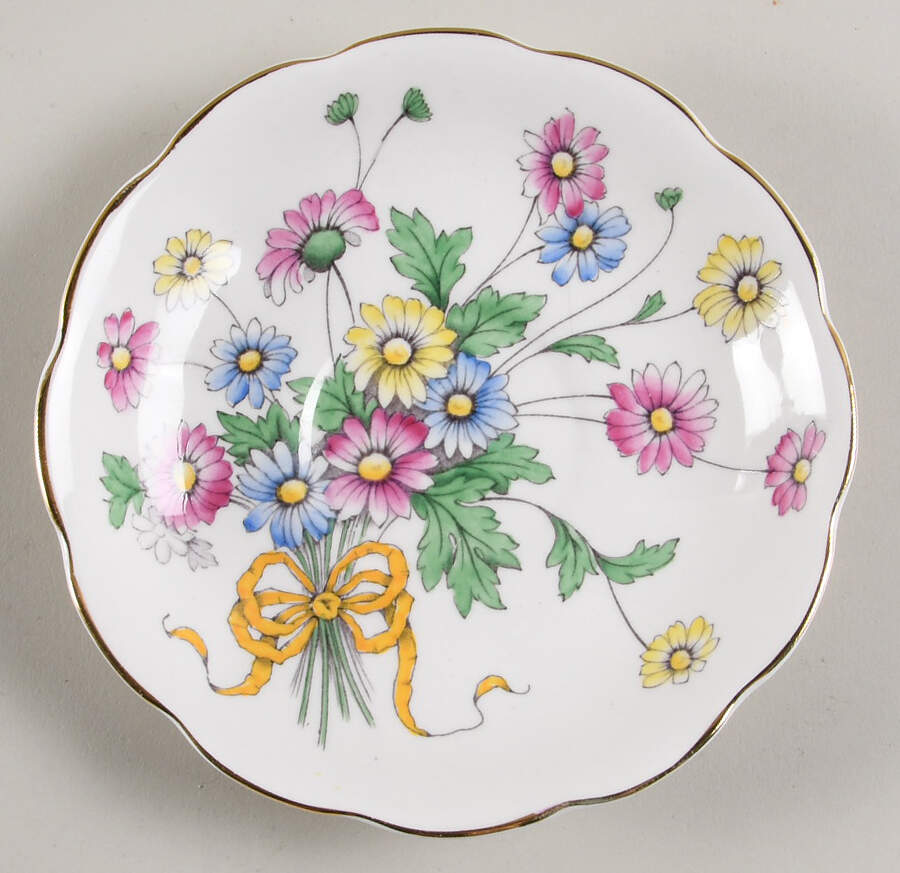 Flower of The Month (Countess Shape) Saucer for Footed Cup by Royal Albert-1